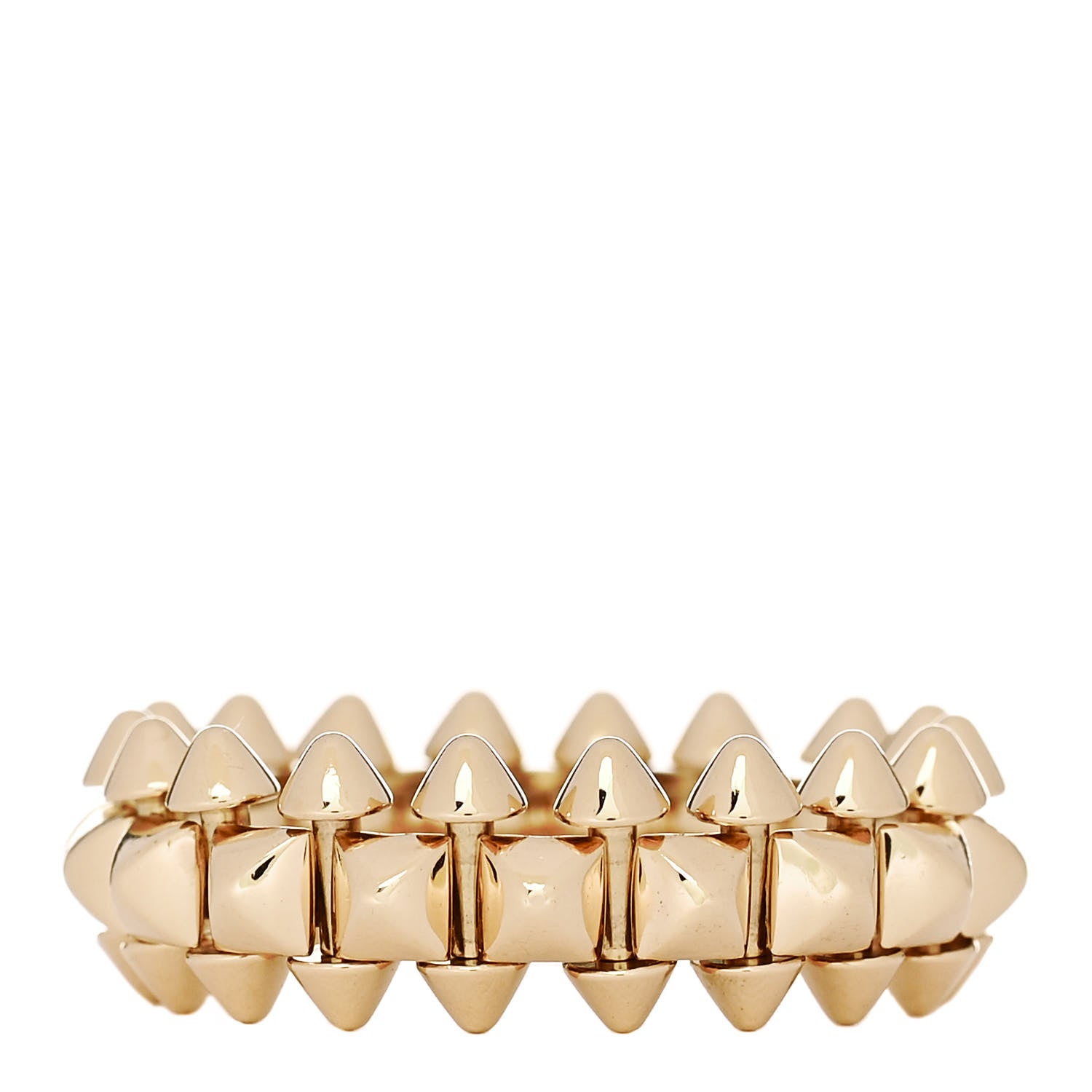 Cartier 18K Pink Gold MM Clash De Cartier Ring 57 8 3 of 5