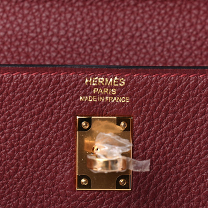 Hermes Togo Kelly Retourne 25 Rouge H 6 of 11