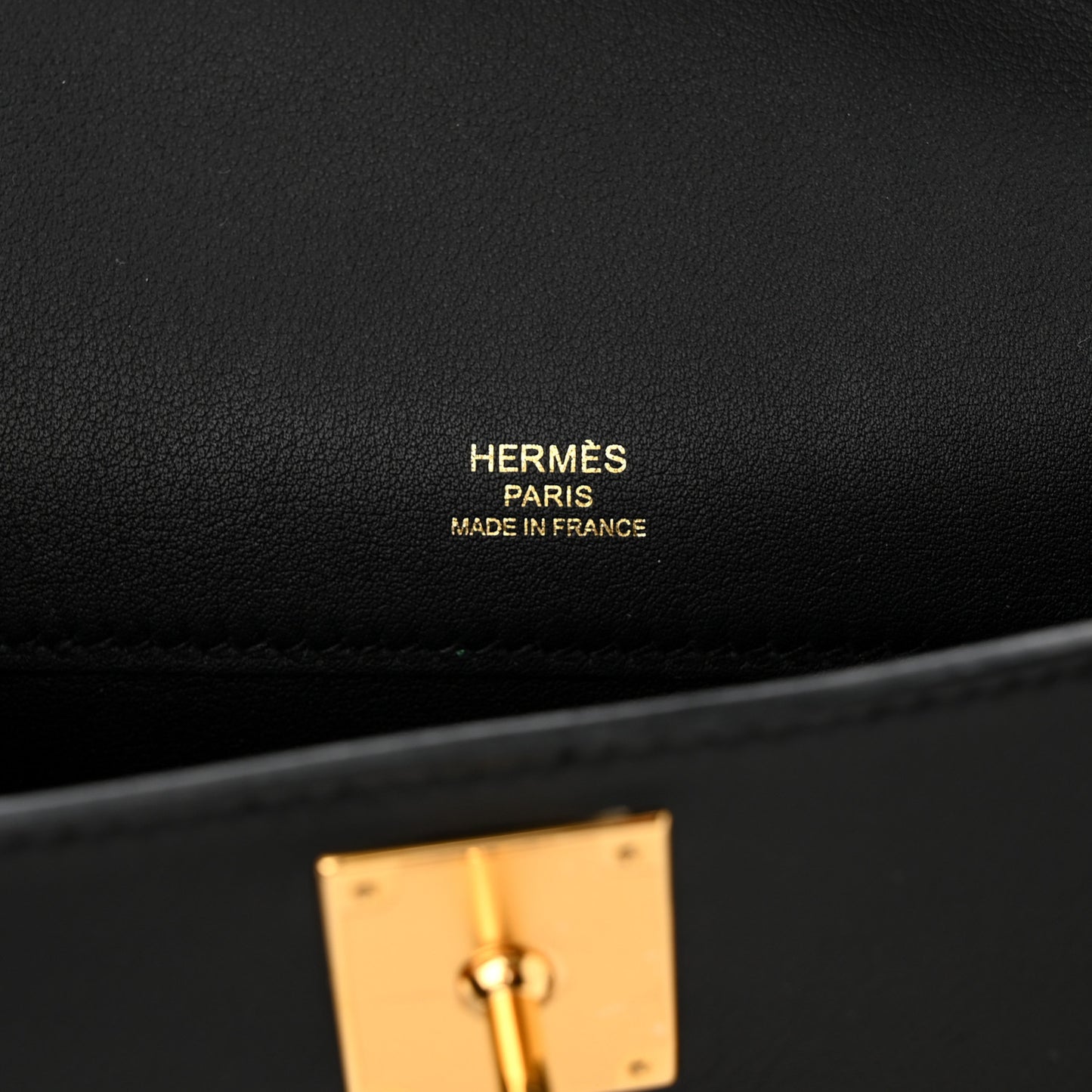 Swift Kelly Cut Clutch Pochette Black