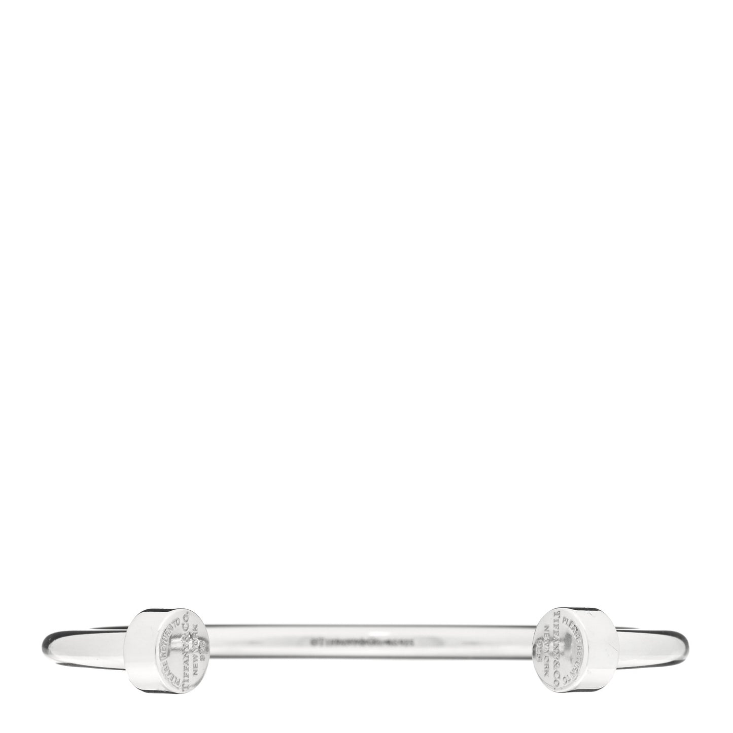 Sterling Silver Return to Tiffany Narrow Circle Edge Cuff Bracelet