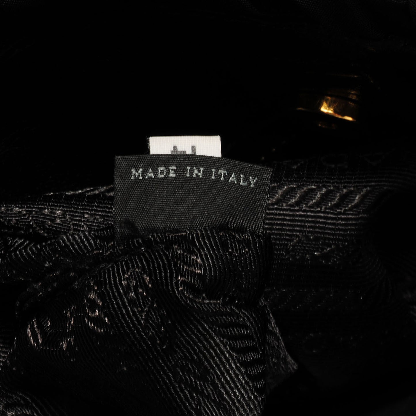 Tessuto Nylon Gaufre Tote Nero Black