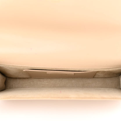 Saint Laurent Smooth Calfskin Classic Monogram Cassandre Clutch Nude 5 of 16