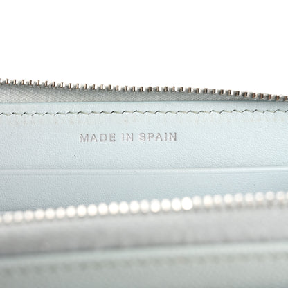 Chanel Caviar Quilted Medium Zip Around Wallet Light Blue 7 of 12