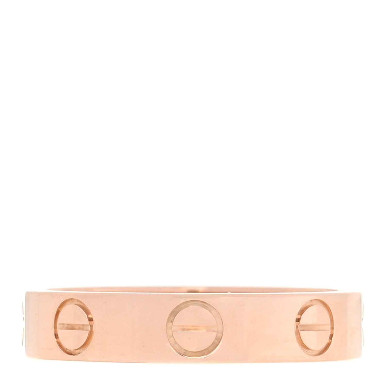 Cartier 18K Pink Gold 3.5mm LOVE Wedding Band Ring 48 4.5 1 of 4