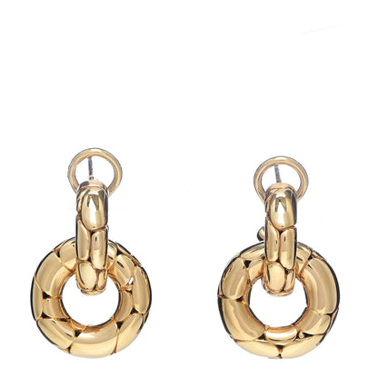 John Hardy 18K Yellow Gold Kali Door Knocker Earrings 1 of 6