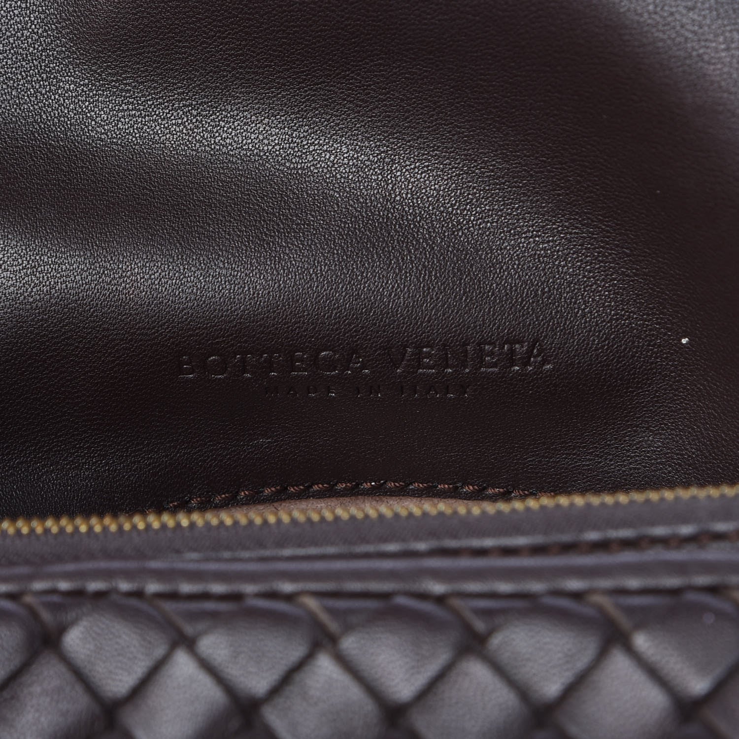 Bottega Veneta Nappa Intrecciato Cosmetic Case Ebano 6 of 8