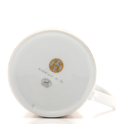 Hermes Porcelain Mosaique au 24 Mug Gold 4 of 6