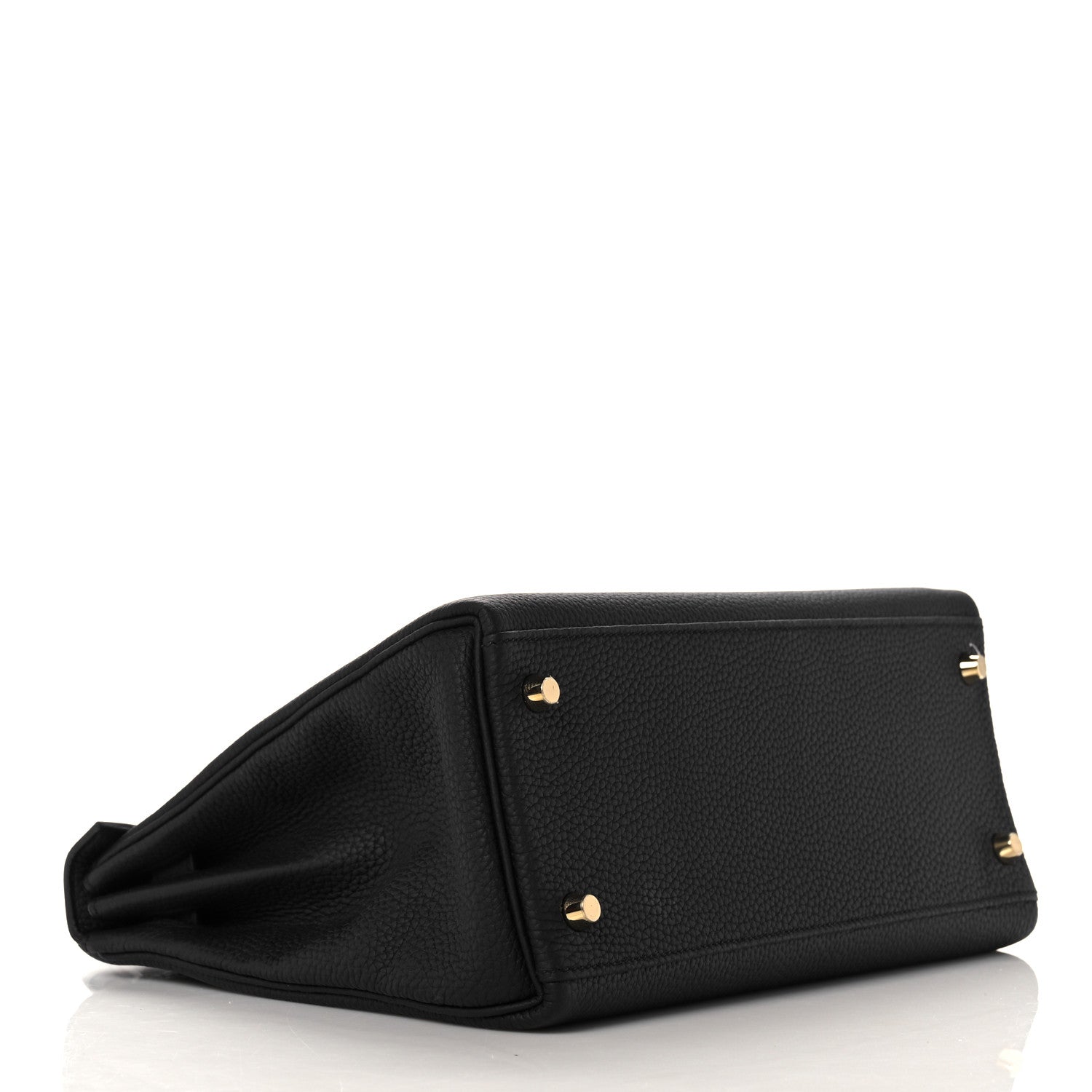 Hermes Togo Matte Alligator Kelly Retourne Touch 28 Black 6 of 39