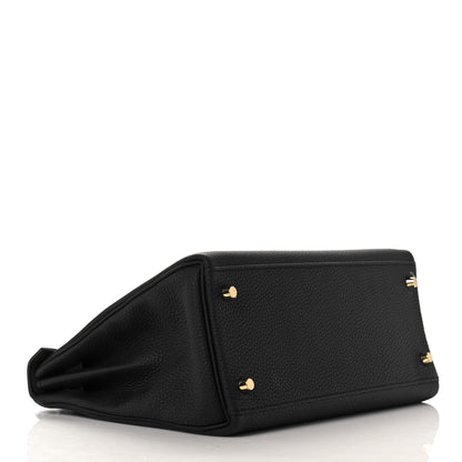 Hermes Togo Matte Alligator Kelly Retourne Touch 28 Black 6 of 39