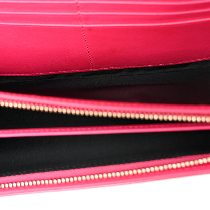 Christian Dior Patent Cannage Miss Dior Chain Wallet Fuchsia 5 of 12