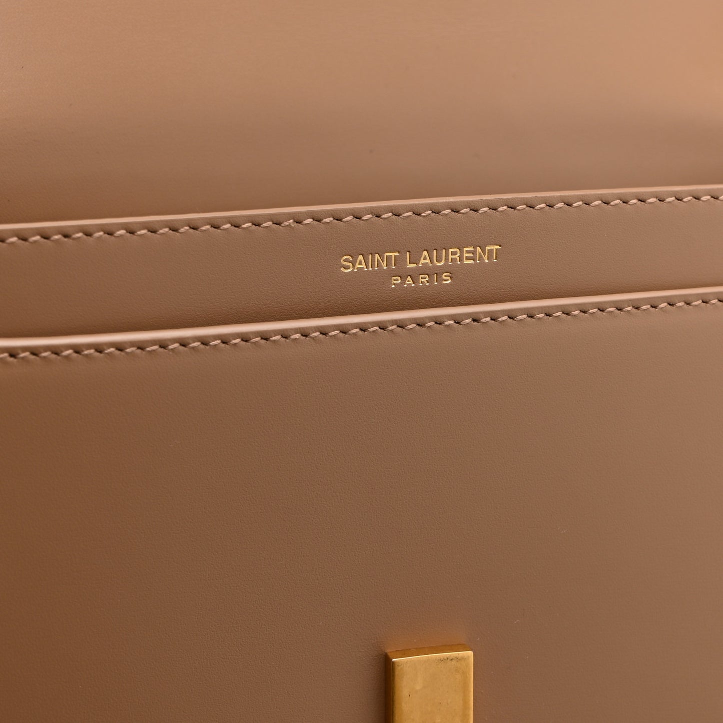 Box Calfskin Mini Voltaire Shoulder Bag Dark Cork