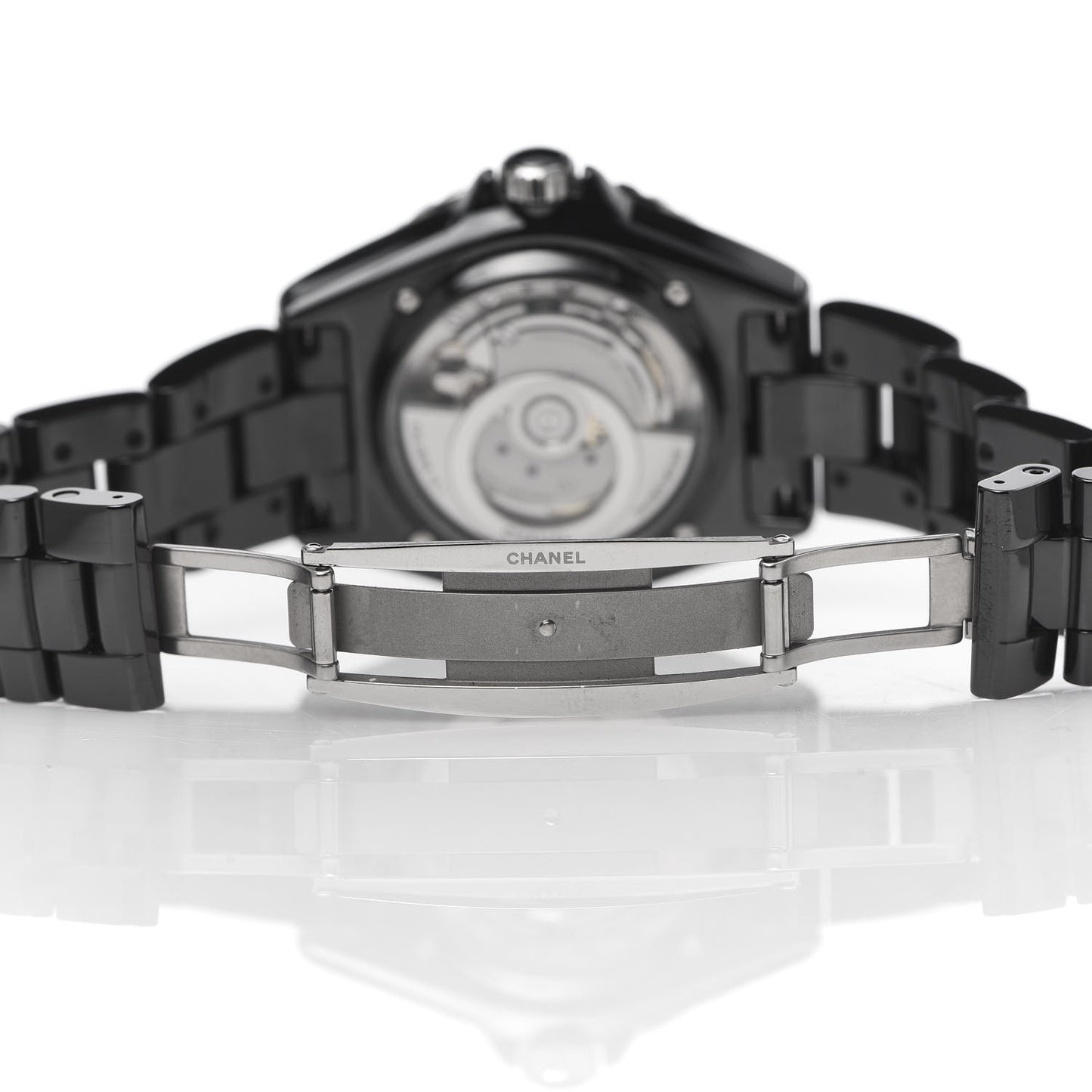 Stainless Steel Ceramic 38mm J12 Automatic Watch Black