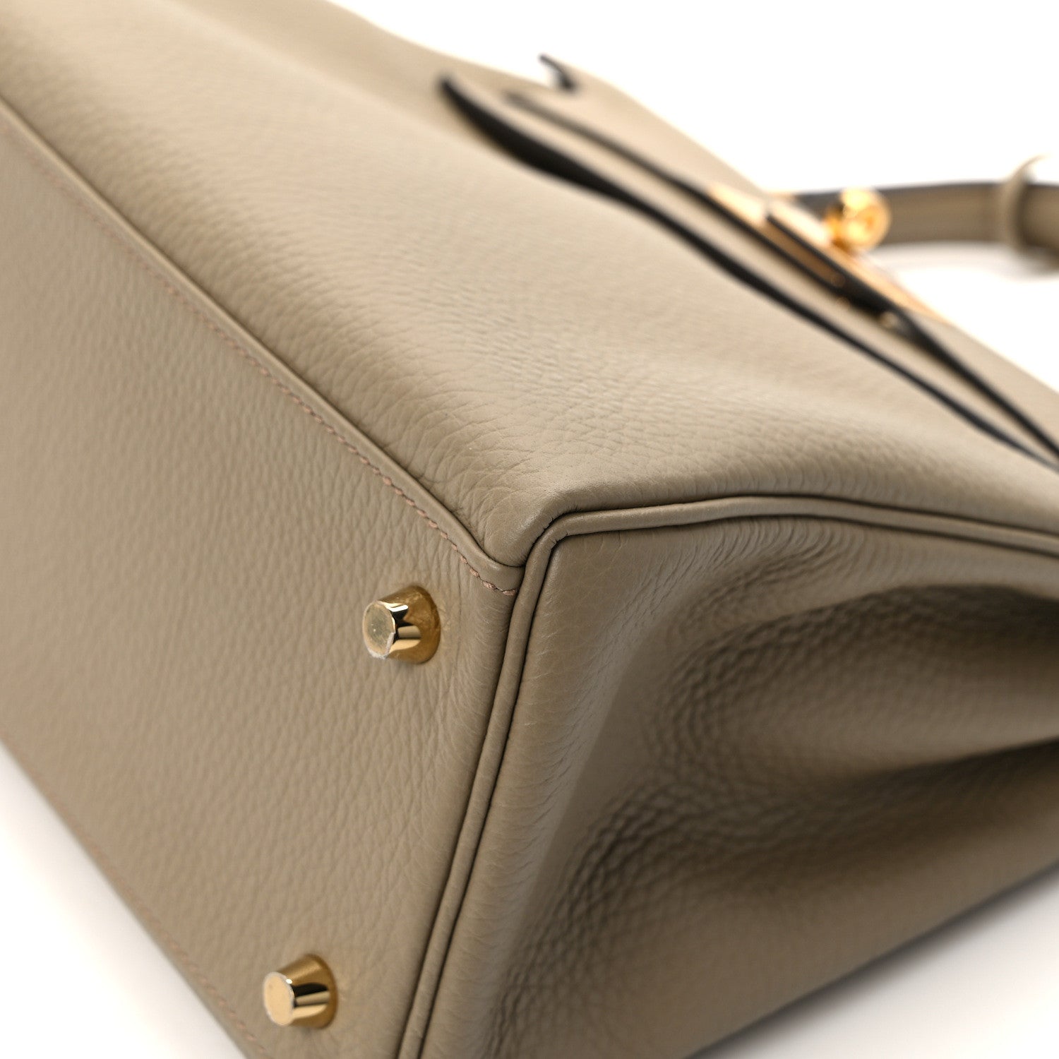 Hermes Togo Kelly Retourne 28 Beige Marfa 12 of 14