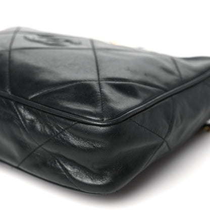 Chanel Lambskin Quilted CC Tassel Camera Case Black 11 of 15
