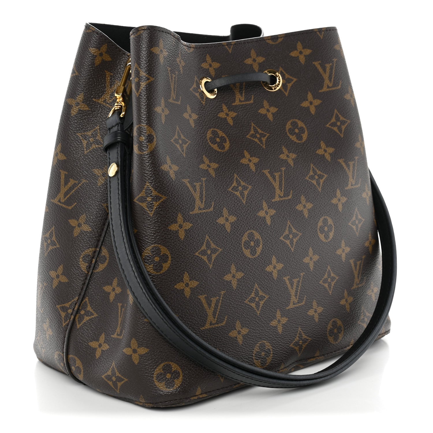 Louis Vuitton Monogram Neonoe MM Black 3 of 9