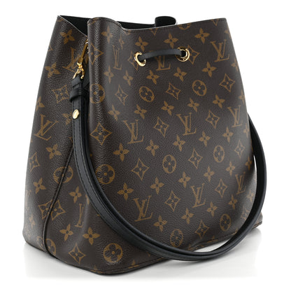 Louis Vuitton Monogram Neonoe MM Black 3 of 9