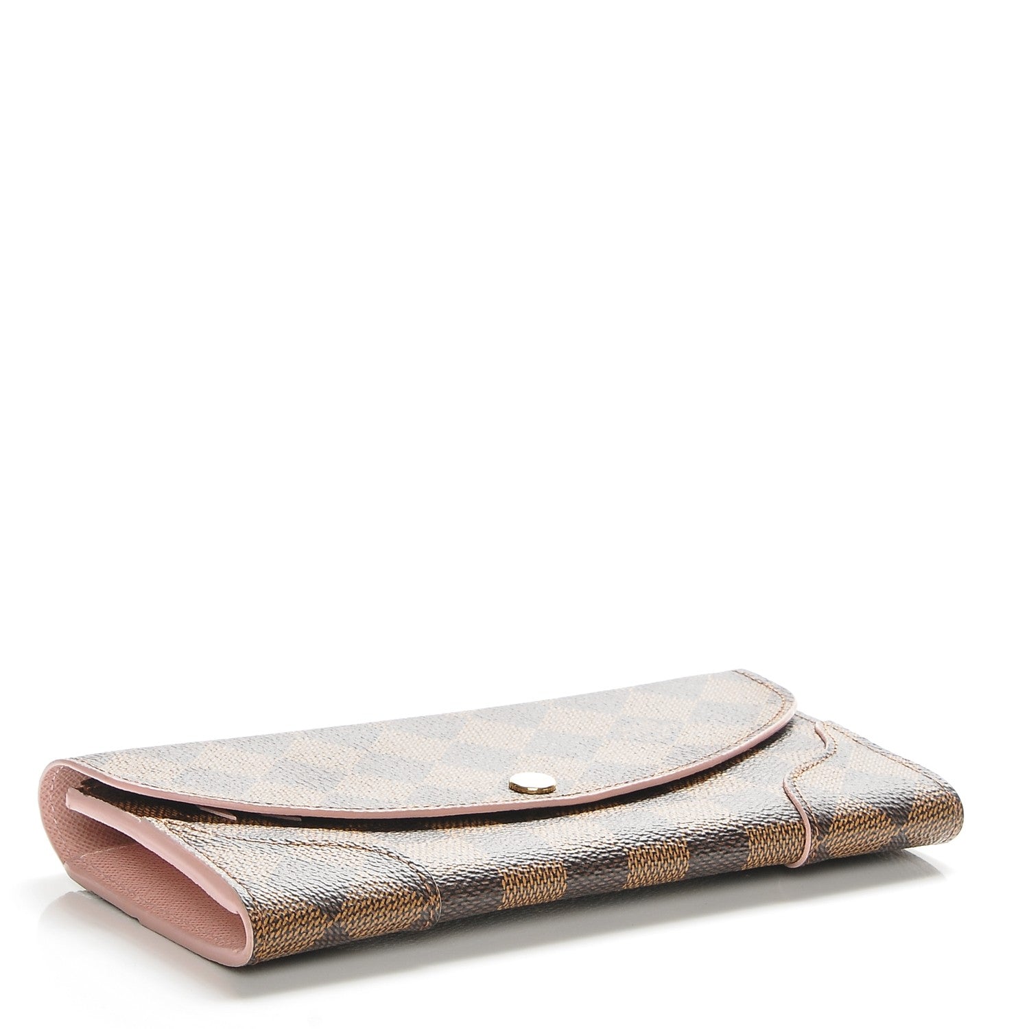 Louis Vuitton Damier Ebene Caissa Wallet Rose Ballerine 4 of 6