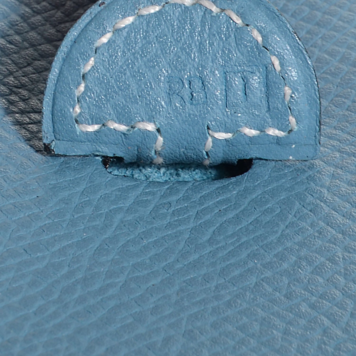 Hermes Veau Epsom Evelyne TPM Blue Jean 7 of 12