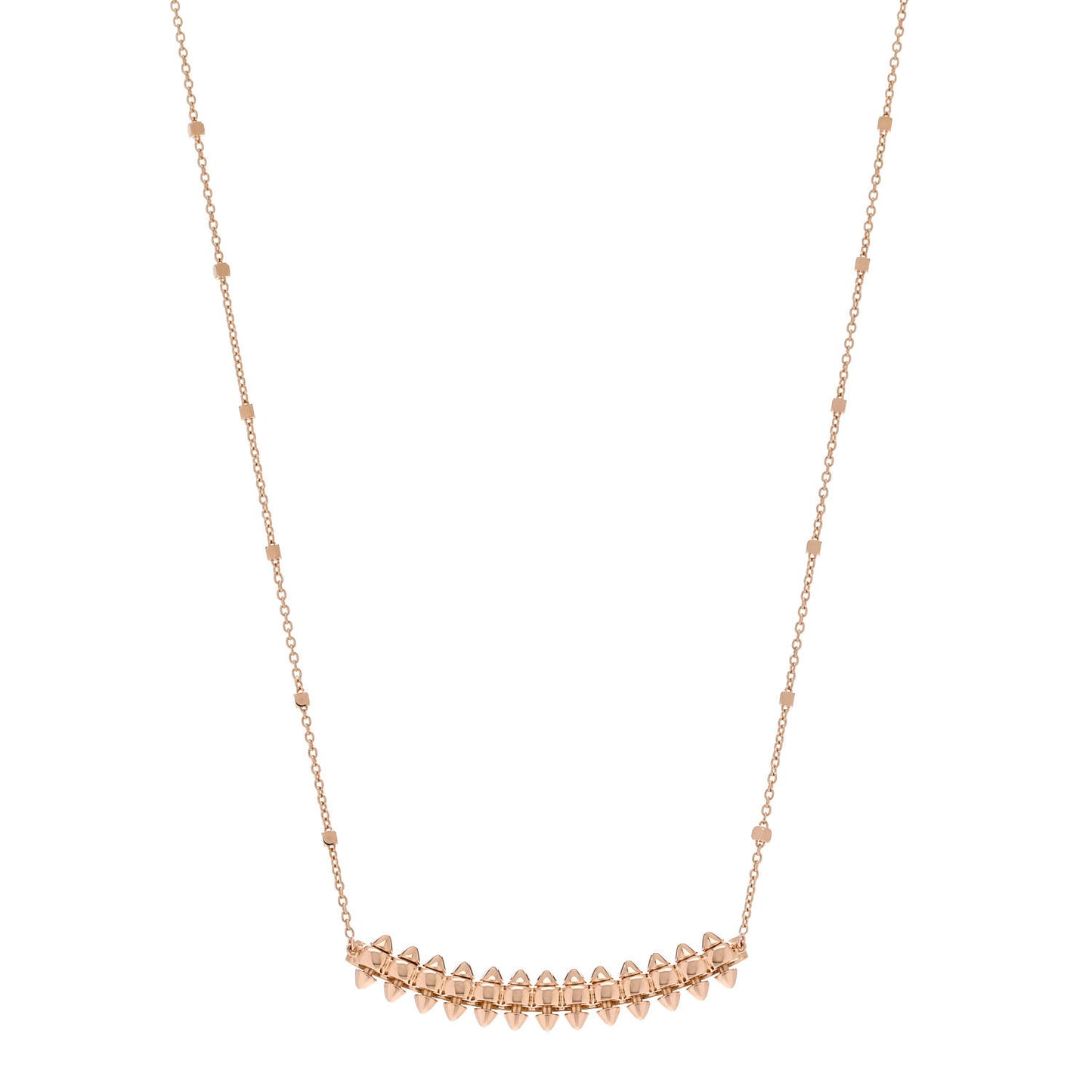 18K Pink Gold Small Clash de Cartier Necklace