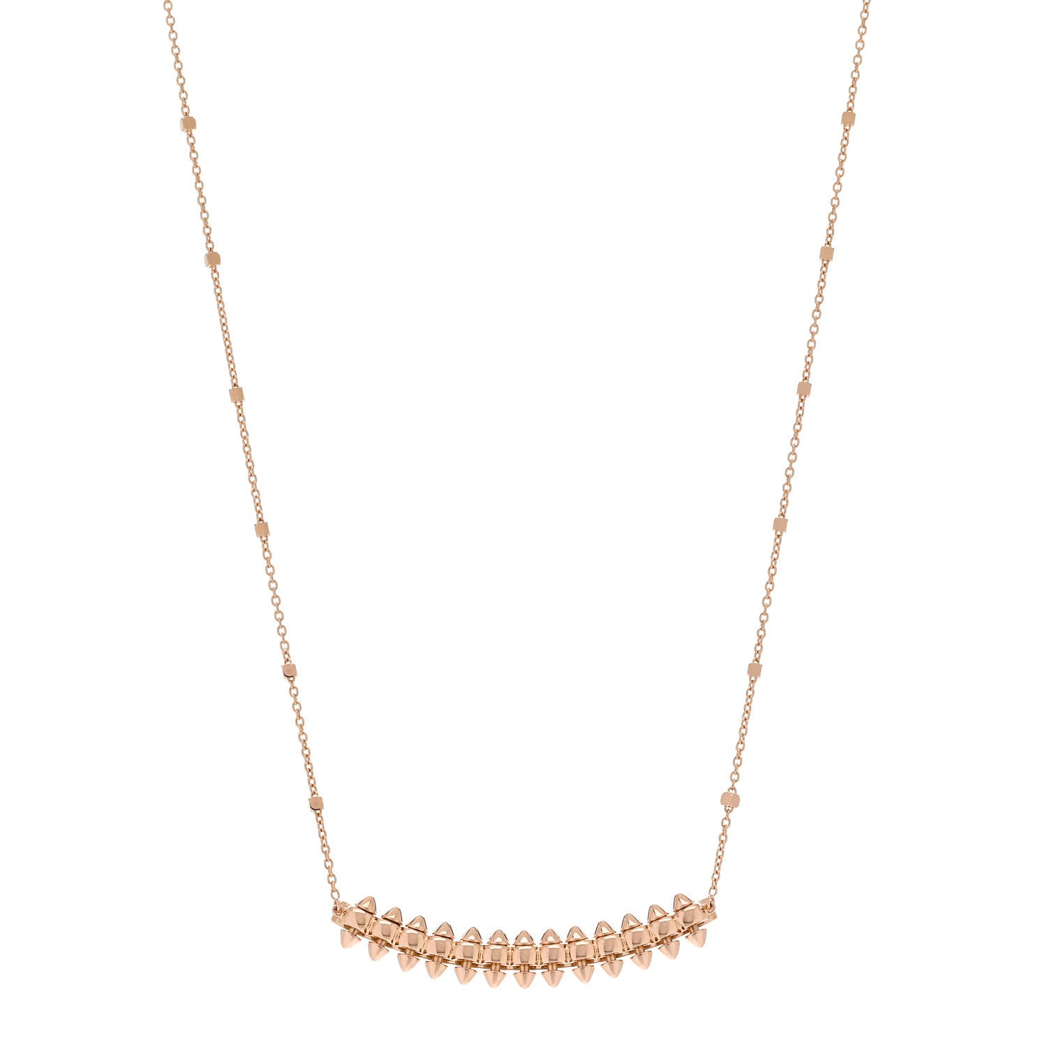 Cartier 18K Pink Gold Small Clash de Cartier Necklace 1 of 6
