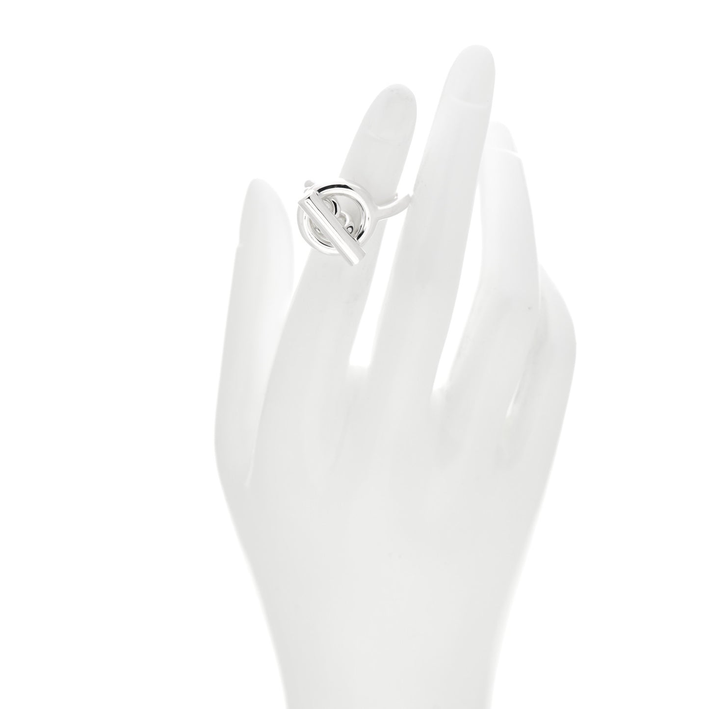 Sterling Silver GM Croisette Ring 51 5.75