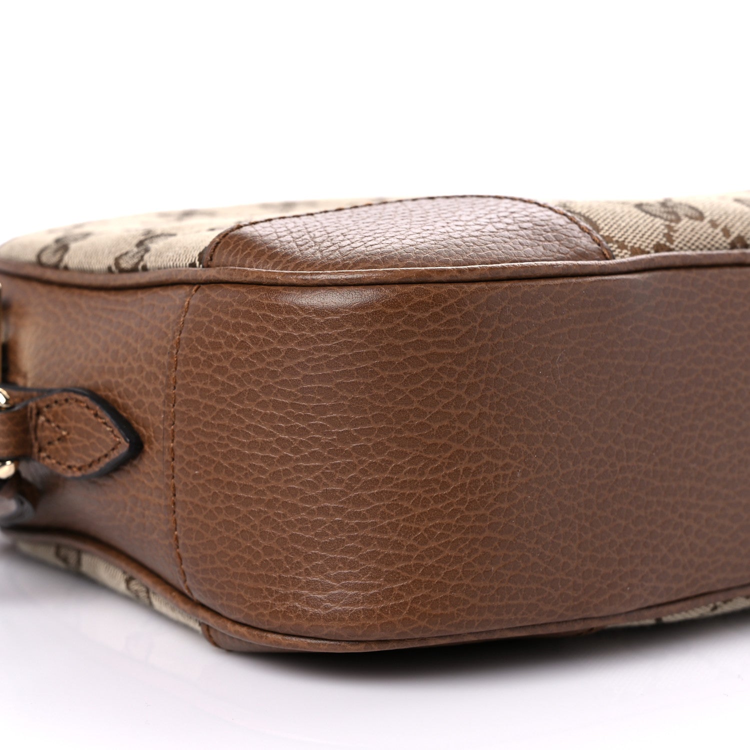 Gucci Monogram Mini Bree Messenger Bag Beige Tabacco 8 of 10