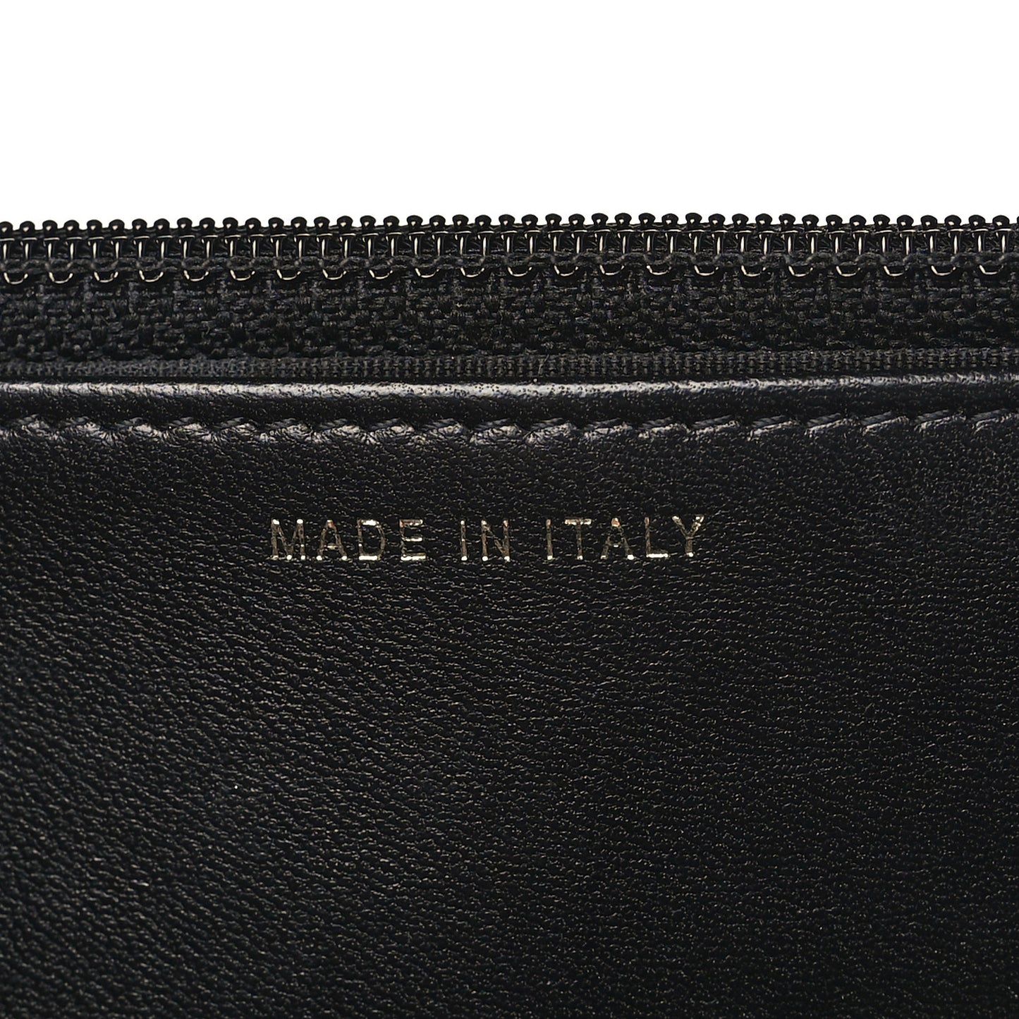 Lambskin Quilted Trendy CC Wallet On Chain WOC Black
