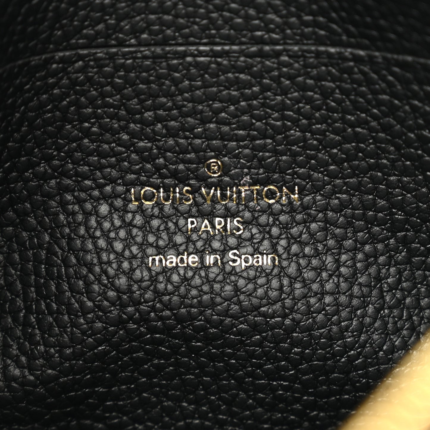 LOUIS VUITTON Empreinte Double Zip Pochette Black
