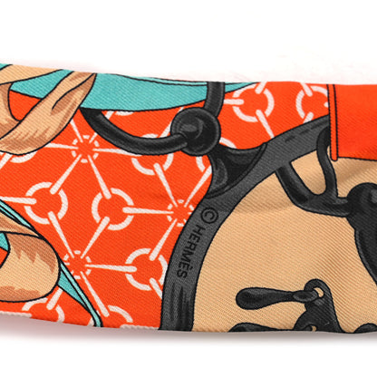 Hermes Silk La Promenade Du Matin Twilly 3 of 6