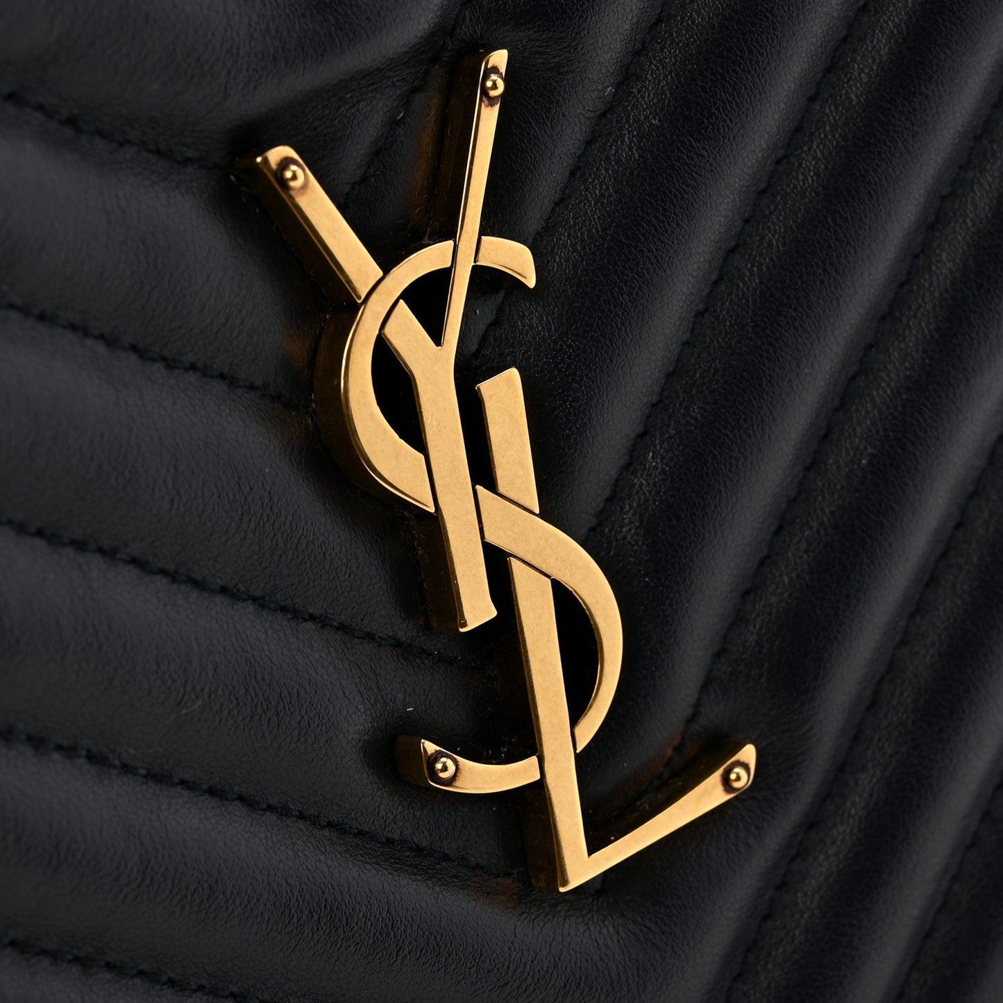 Calfskin Matelasse Monogram Lou Camera Bag Deep Marine