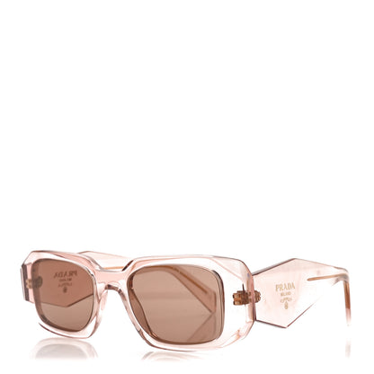 Prada Acetate Symbole Sunglasses SPR 17W Transparent Pink 2 of 12