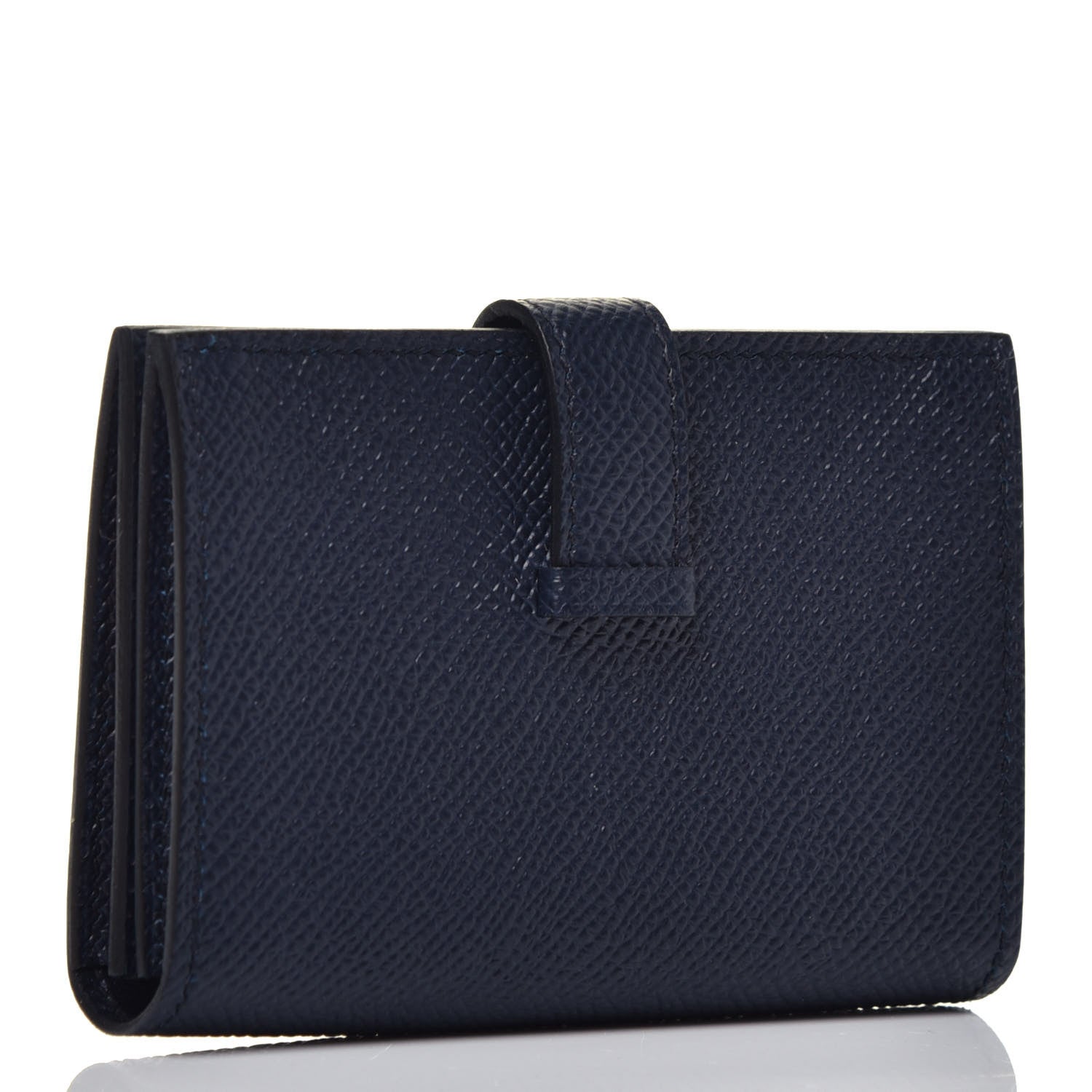 Hermes Epsom Bearn Card Holder Wallet Bleu Indigo 3 of 6