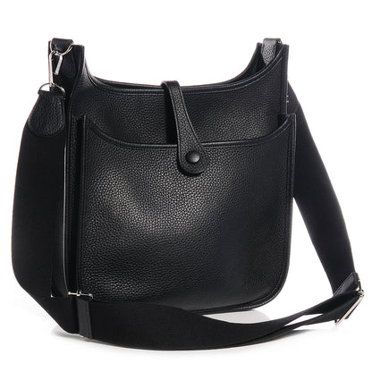 Hermes Taurillon Clemence Evelyne III PM Black 7 of 14