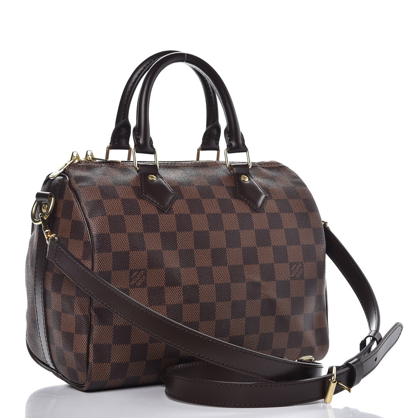 Damier Ebene Speedy Bandouliere 25