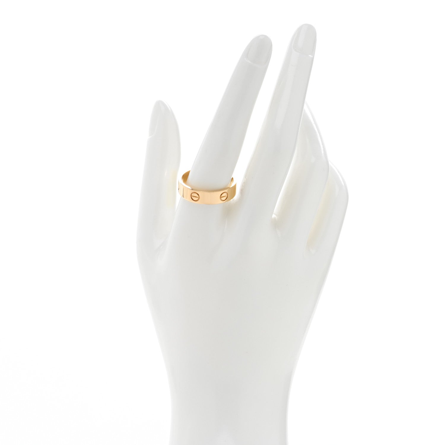 Cartier 18K Yellow Gold 5.5mm LOVE Ring 64 10.75 2 of 6