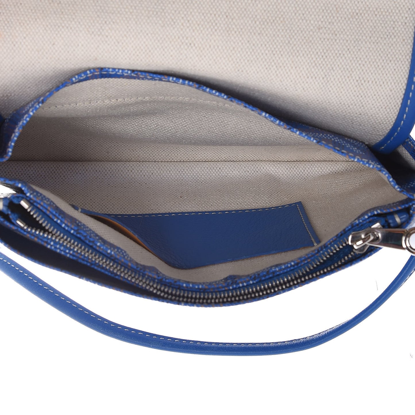 Goyardine Plumet Wallet Clutch Sky Blue