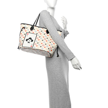 Louis Vuitton Game On Neverfull MM White 2 of 10