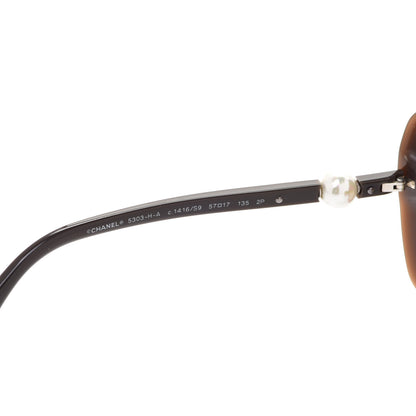 Chanel Pearl Polarized Square Sunglasses 5303-H Brown 5 of 7
