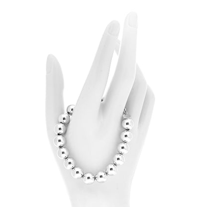 Tiffany Sterling Silver 10mm HardWear Ball Bracelet 2 of 5