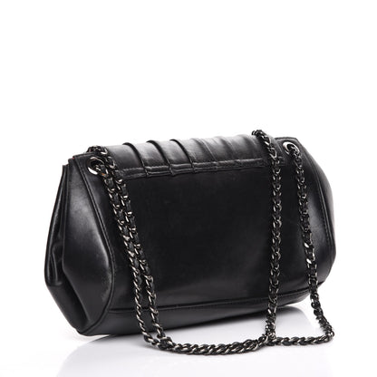 Chanel Lambskin Vertical Quilt Accordion Flap Black 3 of 8