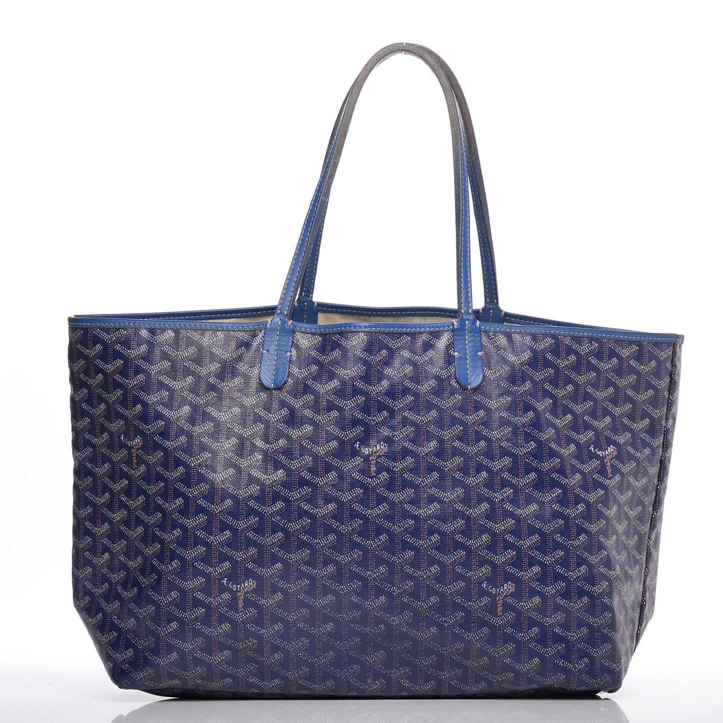 Goyardine Saint Louis PM Tote Bag Blue