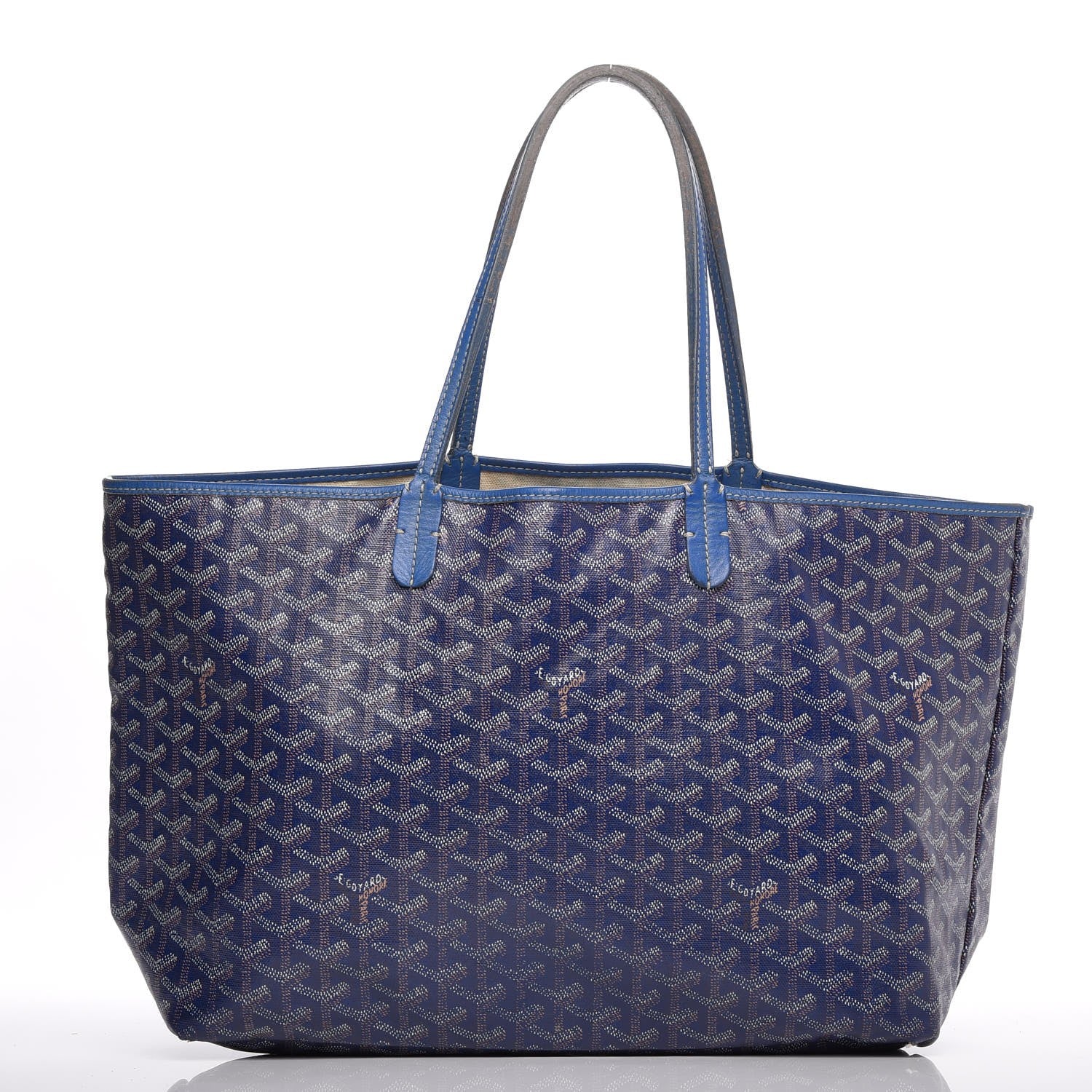 Goyard Goyardine Saint Louis PM Tote Bag Blue 3 of 18