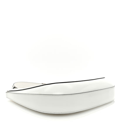 Prada Spazzolato Cleo Adjustable Strap Shoulder Bag White 3 of 8