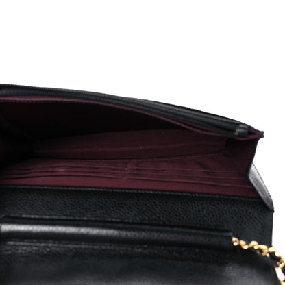 Chanel Caviar Quilted Wallet on Chain WOC Black 5 of 14