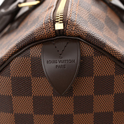 Louis Vuitton Damier Ebene Speedy 30 7 of 10