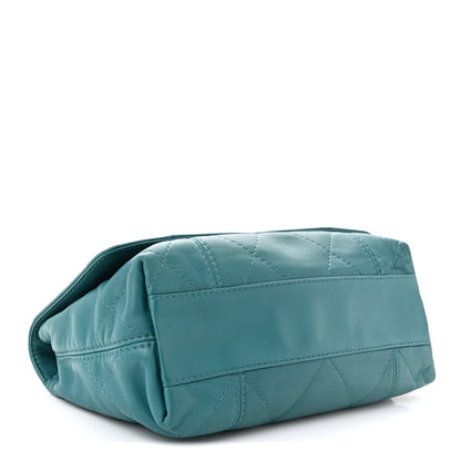 Chanel Lambskin Quilted Large Soft Touch Flap Green 4 of 10