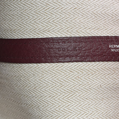 Hermes Vache Country Garden Party 30 TPM Bordeaux 7 of 10