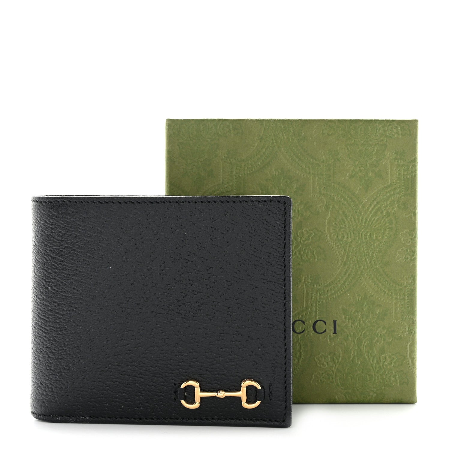 Gucci Calfskin Horsebit 1955 Bi-Fold Wallet Black 8 of 8