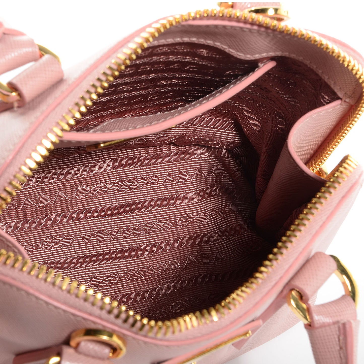 Saffiano Lux Mini Promenade Tote Orchidea