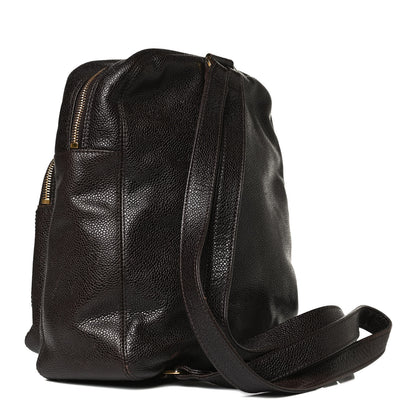 Chanel Caviar CC Backpack Brown 2 of 11